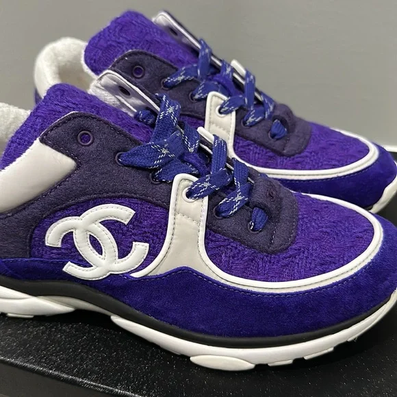 ❌SOLD❌ Chanel Sneakers Purple size 38.5 - Picture 2 of 8